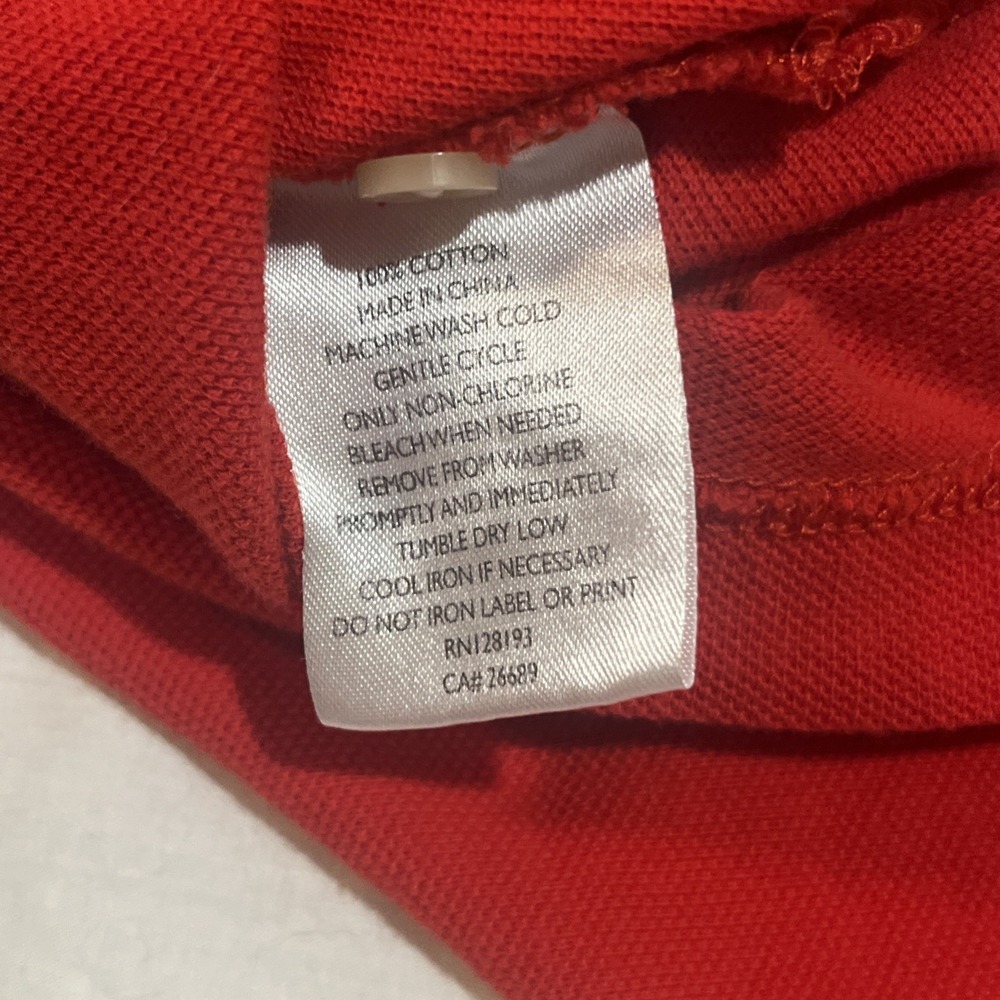 Vintage Ping Eagle Polo Golf Shirt Men's XL Red Logo Knit Solid 2011 - Picture 8 of 8